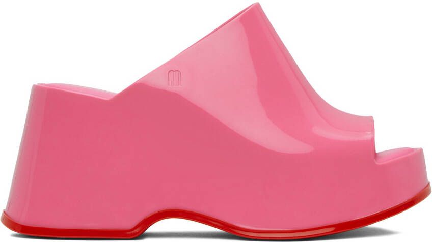Melissa Pink Patty Heeled Sandals