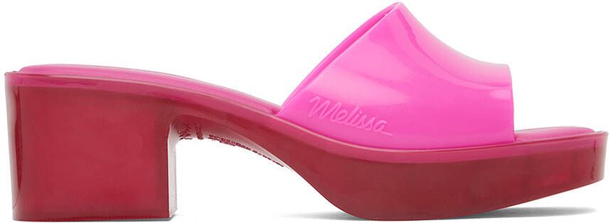 Melissa Pink Shape Mules - Picture 5