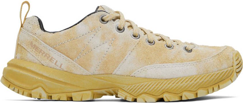 Merrell 1TRL Off-White & Yellow MQM Ace FP Sneakers - Picture 5