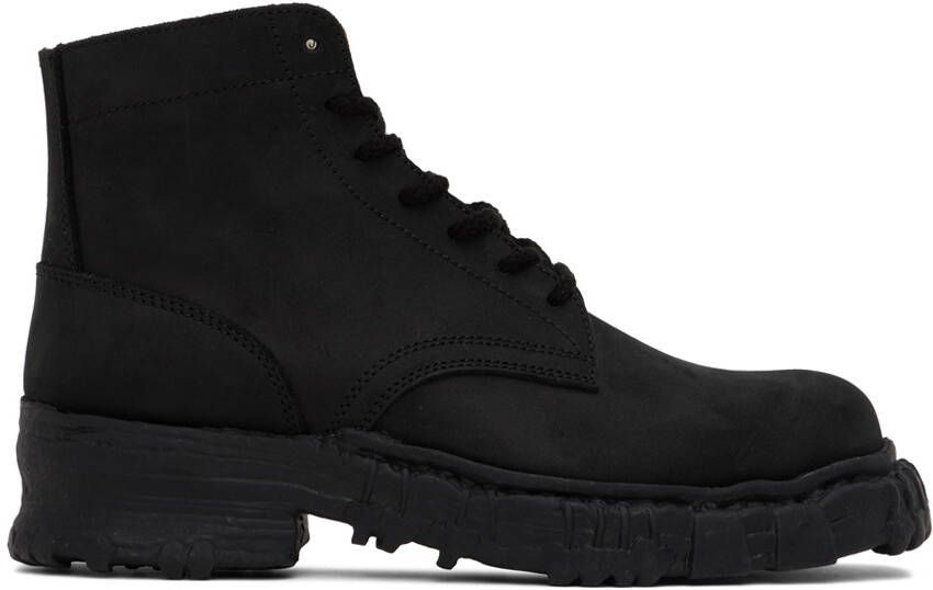 Miharayasuhiro Black Vintage Like Boots