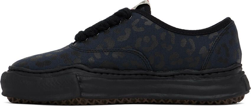 Miharayasuhiro Black Baker Leopard Sneakers - Picture 4