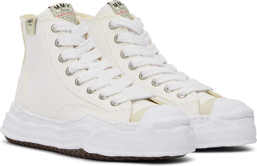 Miharayasuhiro White Hank Sneakers - Picture 2