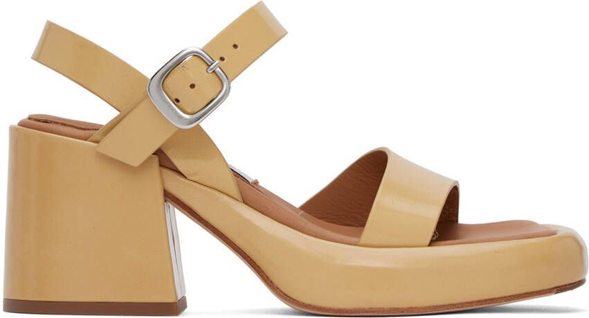 Miista Beige Beverly Sandals - Picture 5