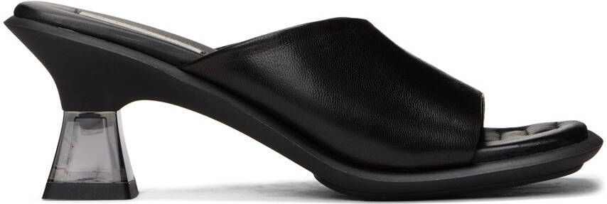 Miista Black Synthia Heeled Sandals