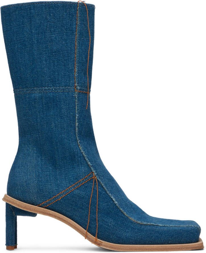 Miista Blue Amparo Denim Boots - Picture 5