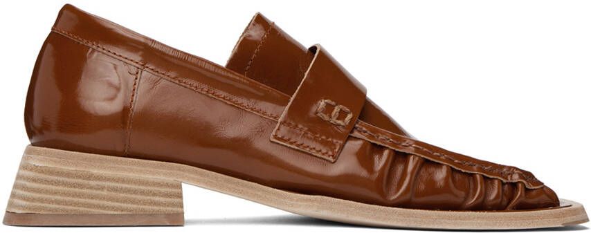 Miista Brown Airi Loafers - Picture 5