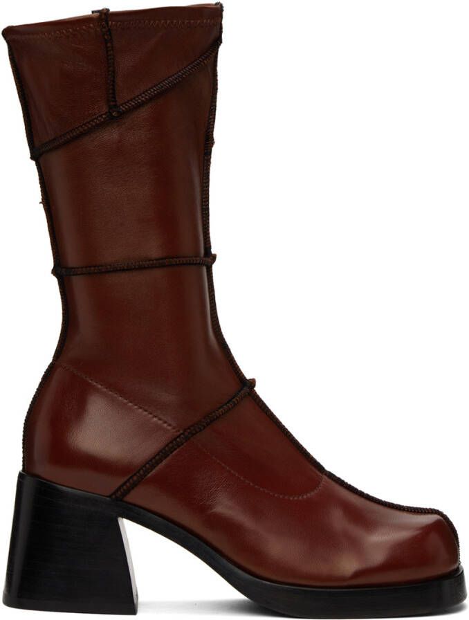 Miista Brown Lois Boots - Picture 3