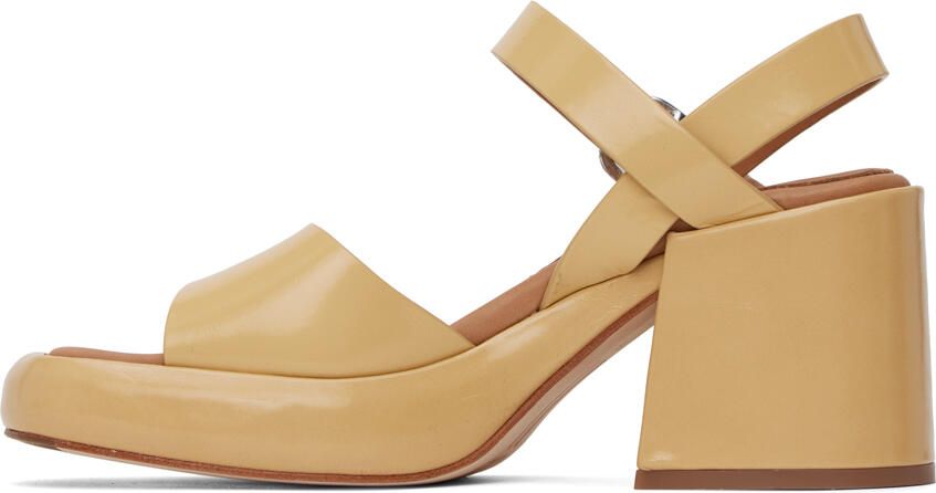 Miista Beige Beverly Sandals - Picture 3