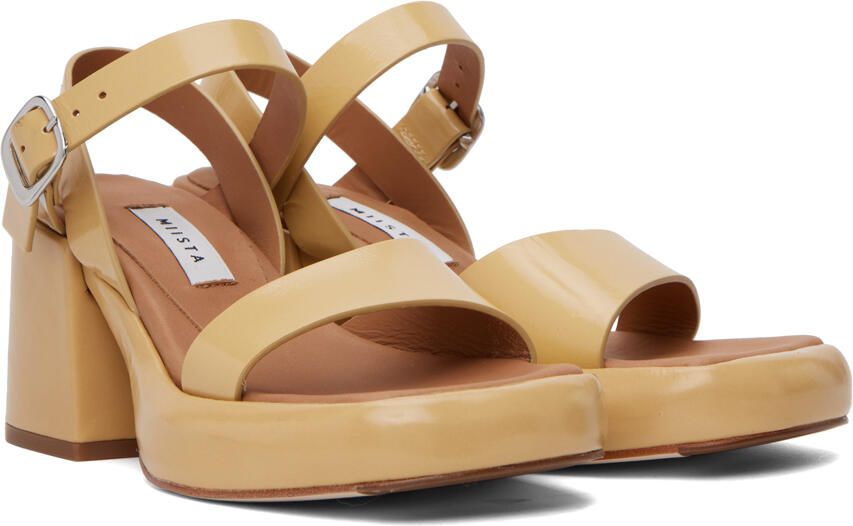 Miista Beige Beverly Sandals - Picture 2