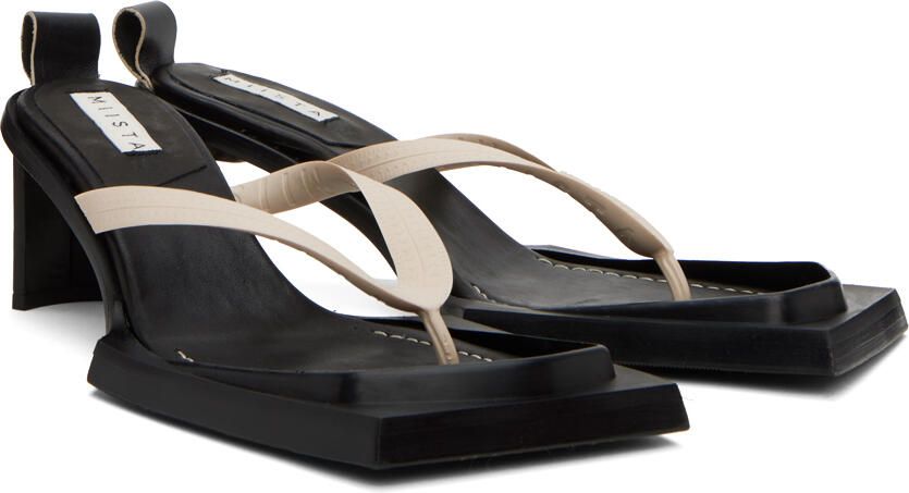 Miista Black Joyce Heeled Sandals