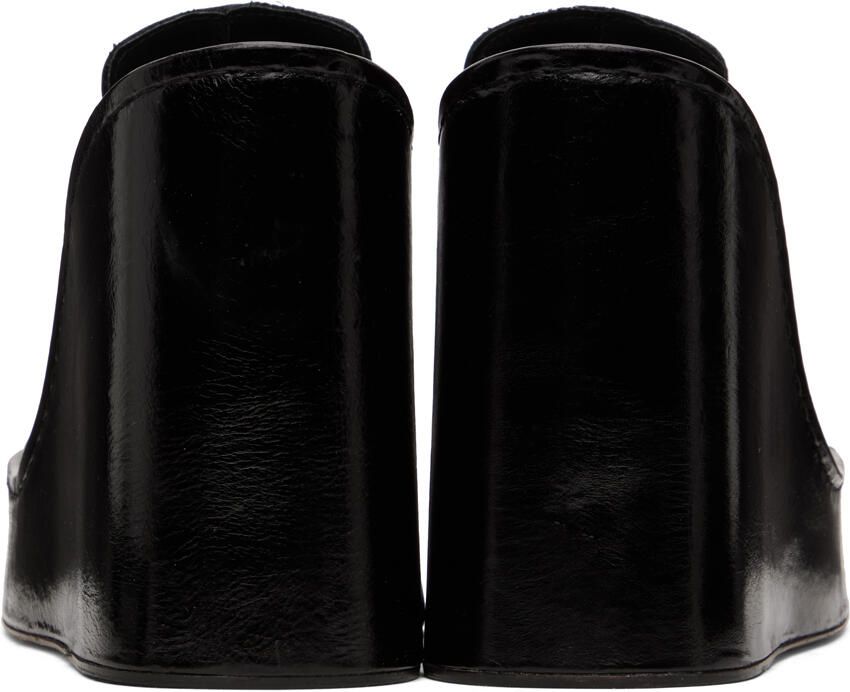 Miista Black Kiho Mule Heels