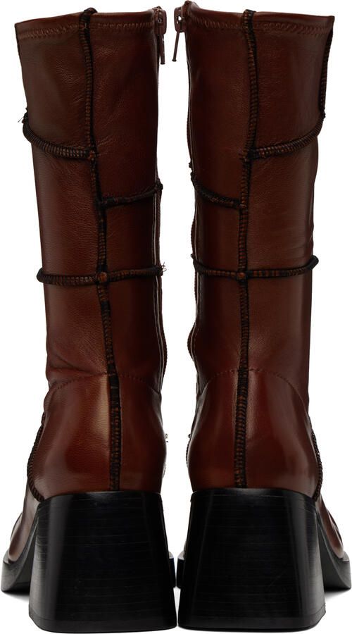 Miista Brown Lois Boots - Picture 5