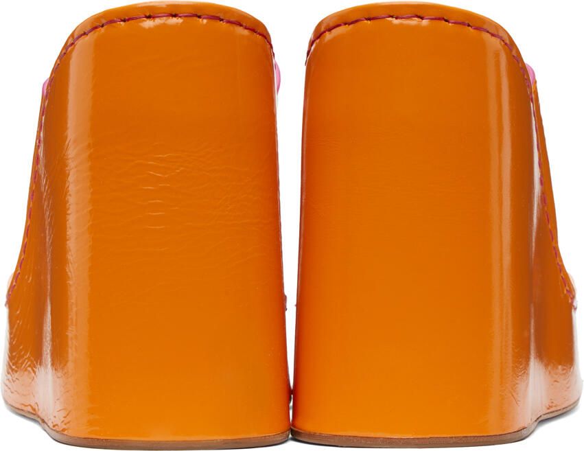 Miista Orange Rhea Sandals