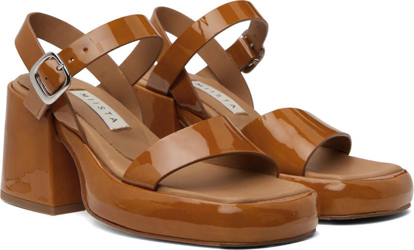 Miista Tan Beverly Sandals - Picture 2