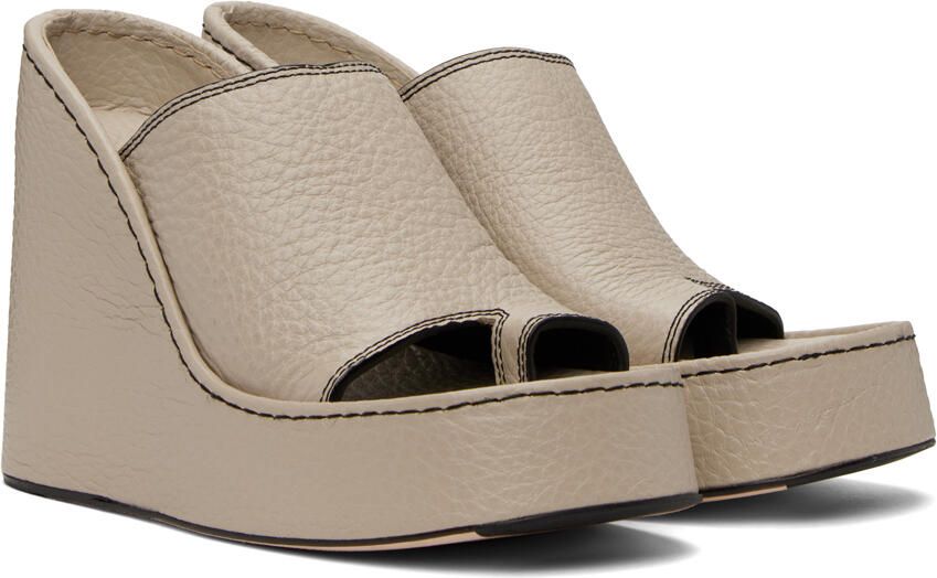 Miista Taupe Thais Sandals - Picture 2