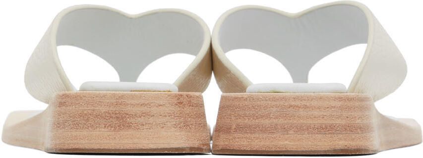 Miista White Valeria Sandals - Picture 2