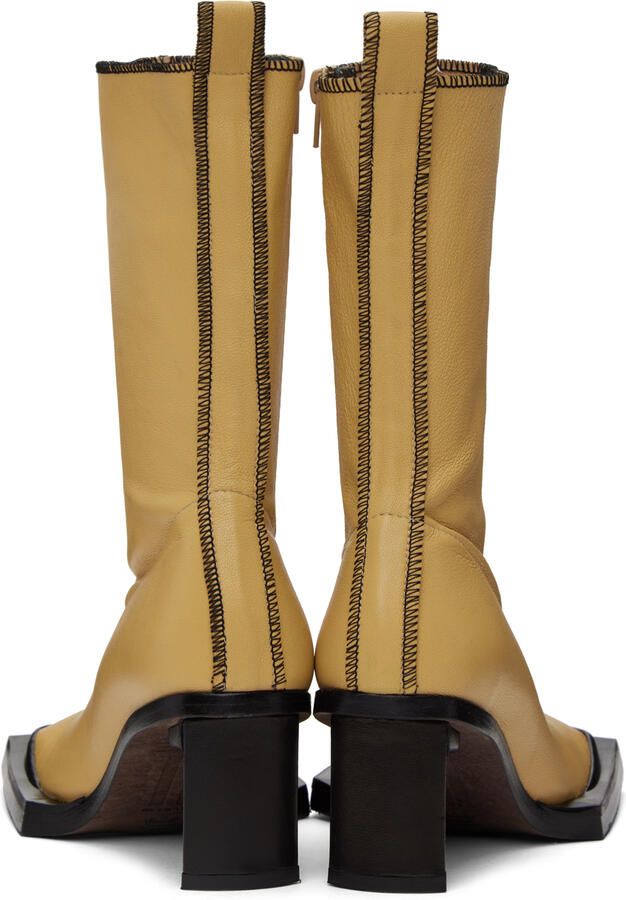 Miista Yellow Marige Boots - Picture 5