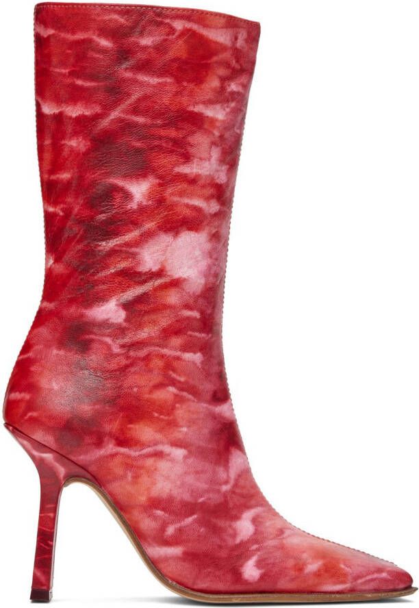 Miista Red Noor Boots - Picture 5