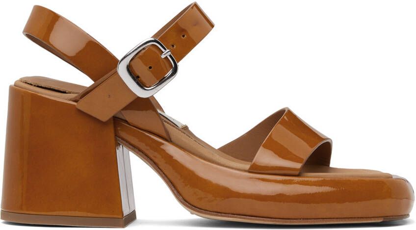 Miista Tan Beverly Sandals - Picture 5