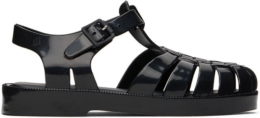 Mini Melissa Kids Black Possession Sandals - Picture 5