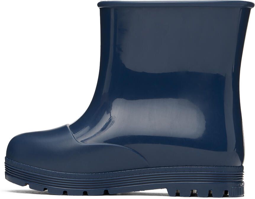 Mini Melissa Baby Navy Mini Welly Boots - Picture 2