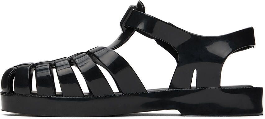 Mini Melissa Kids Black Possession Sandals - Picture 3