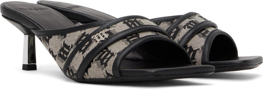 MISBHV Beige Sasha Slip-On Sandals - Picture 3