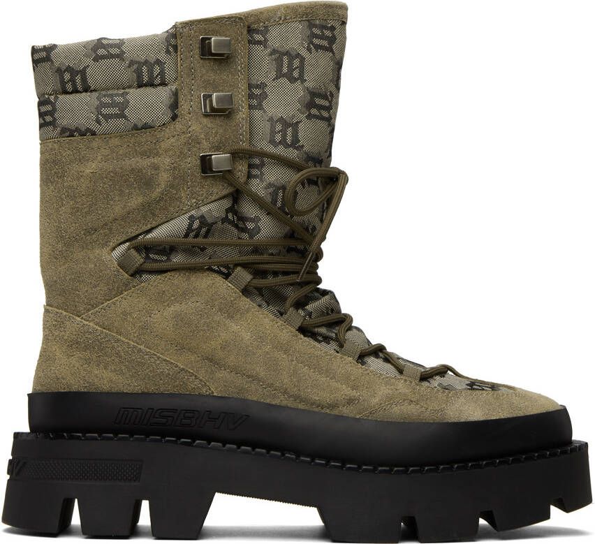 MISBHV Taupe 'The Ibiza' Combat Boots