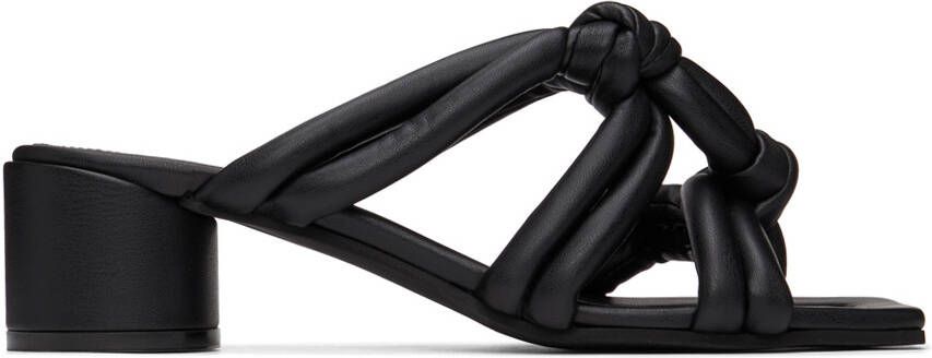 MM6 Maison Margiela Black Mignon Heeled Sandals - Picture 5