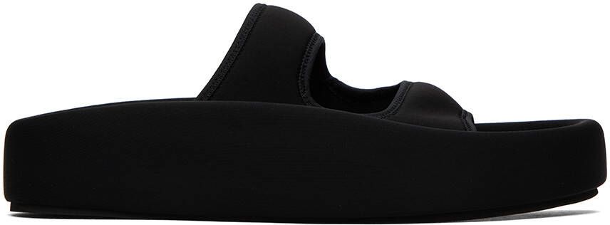 MM6 Maison Margiela Black Platform Sandals - Picture 5