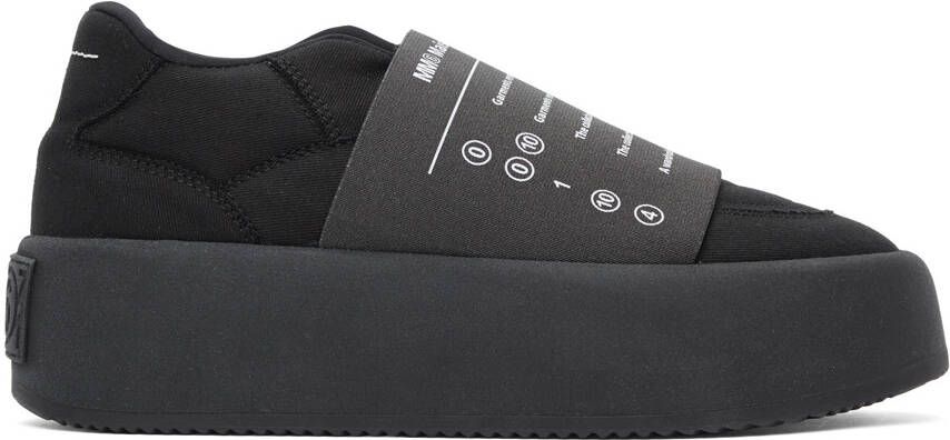 MM6 Maison Margiela Black Platform Sneakers - Picture 3