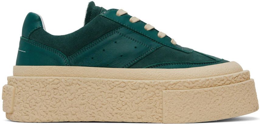 MM6 Maison Margiela Green Gambetta Sneakers