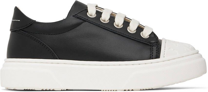 MM6 Maison Margiela Kids Black Lace-Up Sneakers - Picture 4