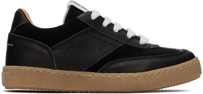 MM6 Maison Margiela Kids Black Paneled Sneakers - Picture 4