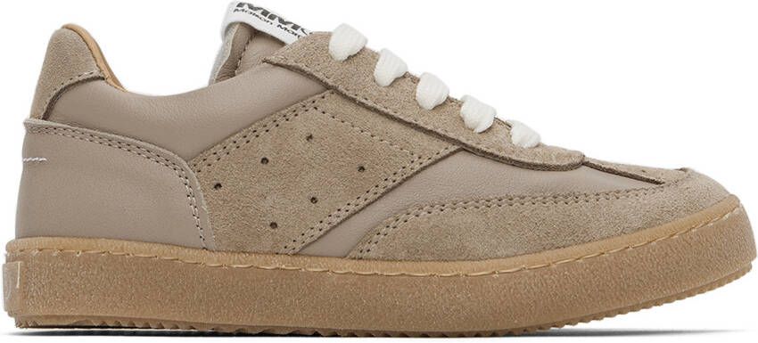 MM6 Maison Margiela Kids Tan Paneled Sneakers - Picture 2