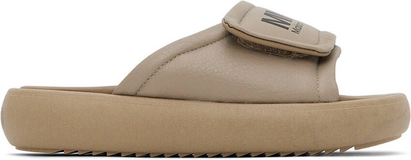 MM6 Maison Margiela Kids Tan Printed Sandals - Picture 5