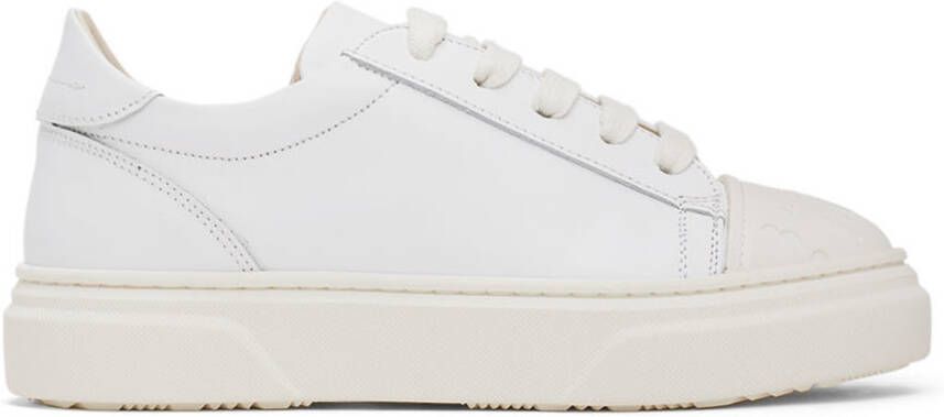MM6 Maison Margiela Kids White Lace-Up Sneakers - Picture 2