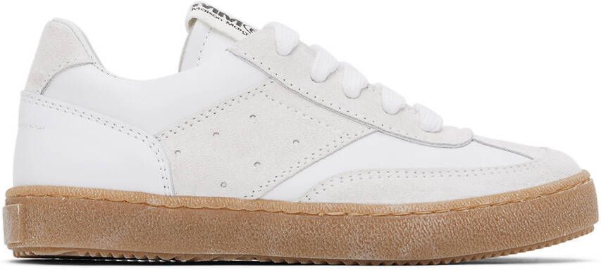 MM6 Maison Margiela Kids White Paneled Sneakers