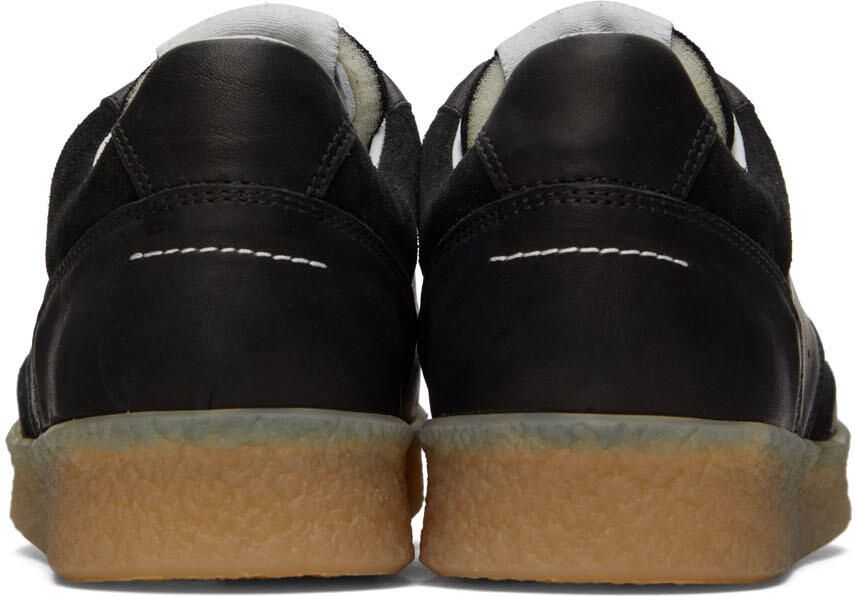 MM6 Maison Margiela Black 6 Court Sneakers