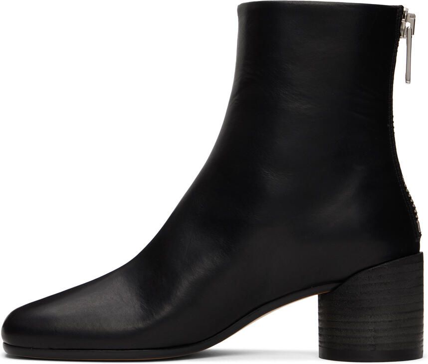 MM6 Maison Margiela Black Anatomic Boots - Picture 2