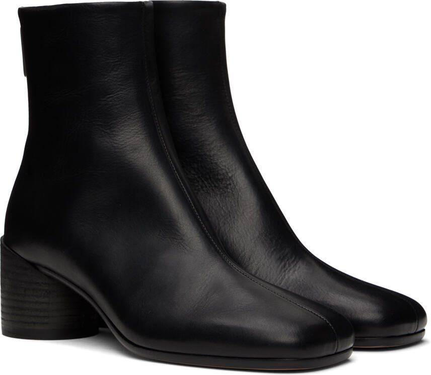 MM6 Maison Margiela Black Anatomic Boots