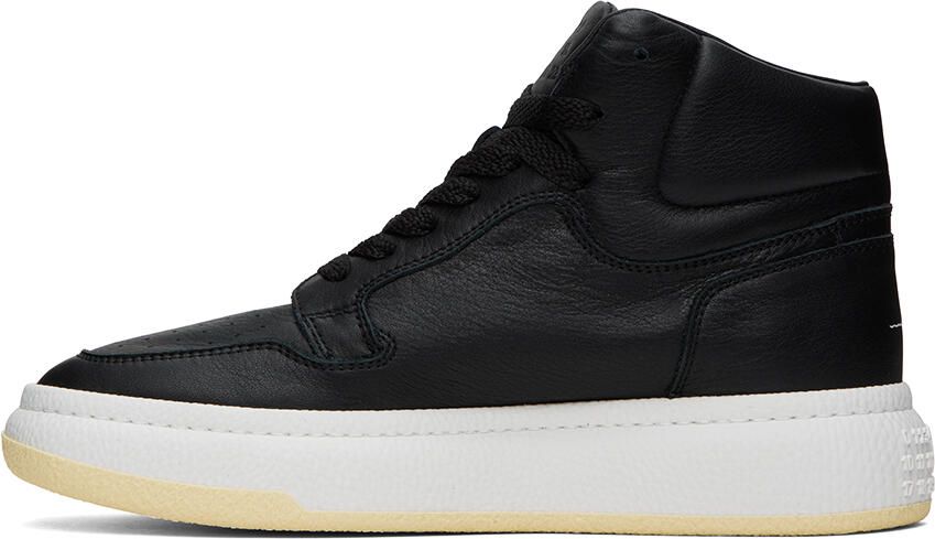 MM6 Maison Margiela Black Basketball Sneakers - Picture 3