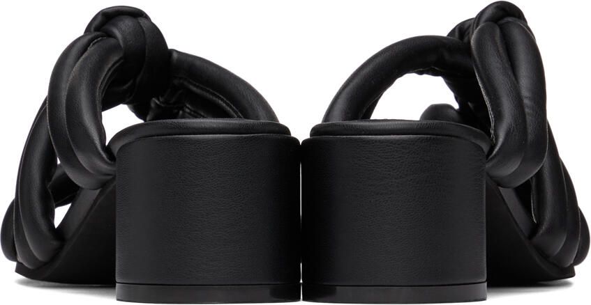 MM6 Maison Margiela Black Mignon Heeled Sandals