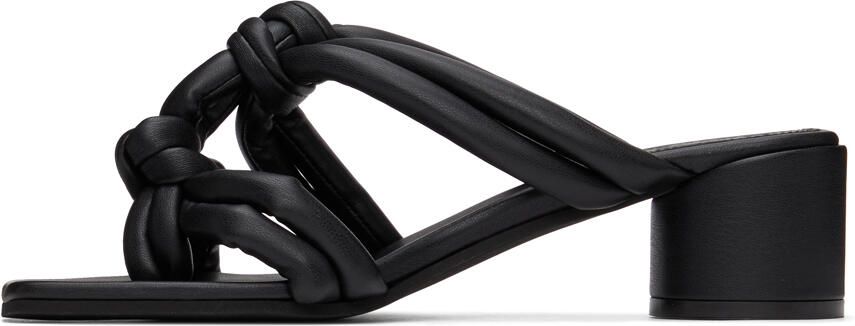 MM6 Maison Margiela Black Mignon Heeled Sandals - Picture 3