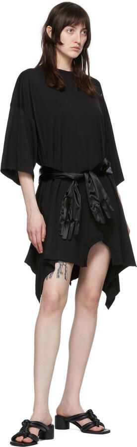 MM6 Maison Margiela Black Mignon Heeled Sandals - Picture 4