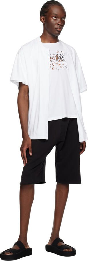 MM6 Maison Margiela Black Platform Sandals - Picture 3