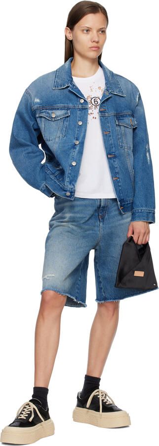 MM6 Maison Margiela Black Platform Sneakers - Picture 4