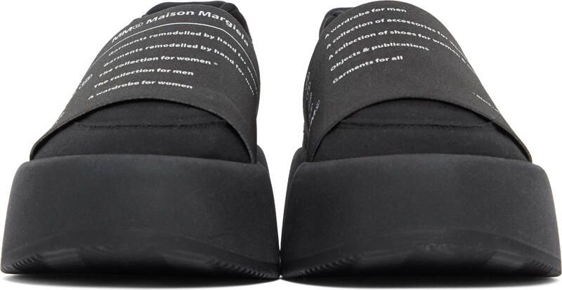 MM6 Maison Margiela Black Platform Sneakers - Picture 2