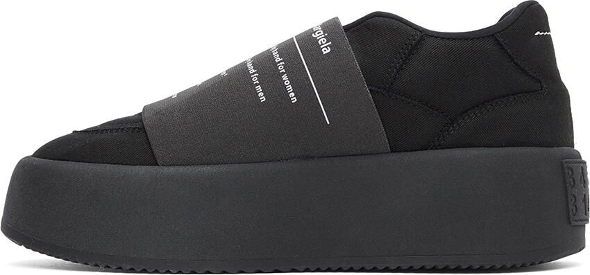 MM6 Maison Margiela Black Platform Sneakers
