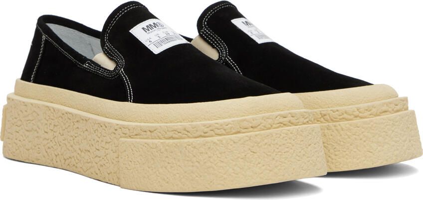 MM6 Maison Margiela Black Platform Sneakers - Picture 2